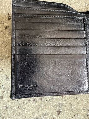 Yves Saint Laurent Black Leather mini wallet
